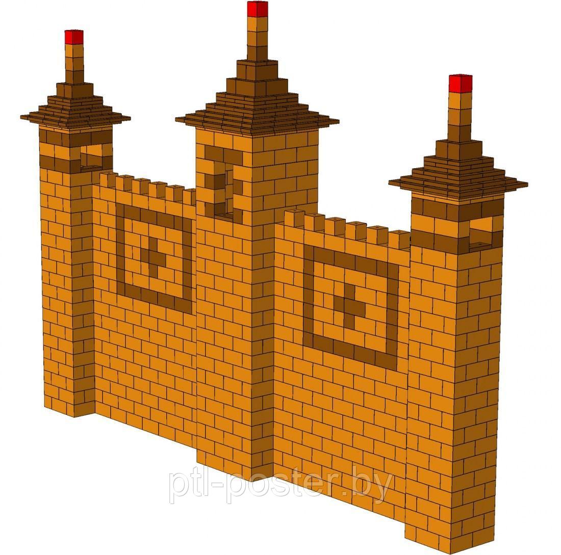 Рацарский замок, крепость со шпилем из конструктора - фото 10 - id-p103489130