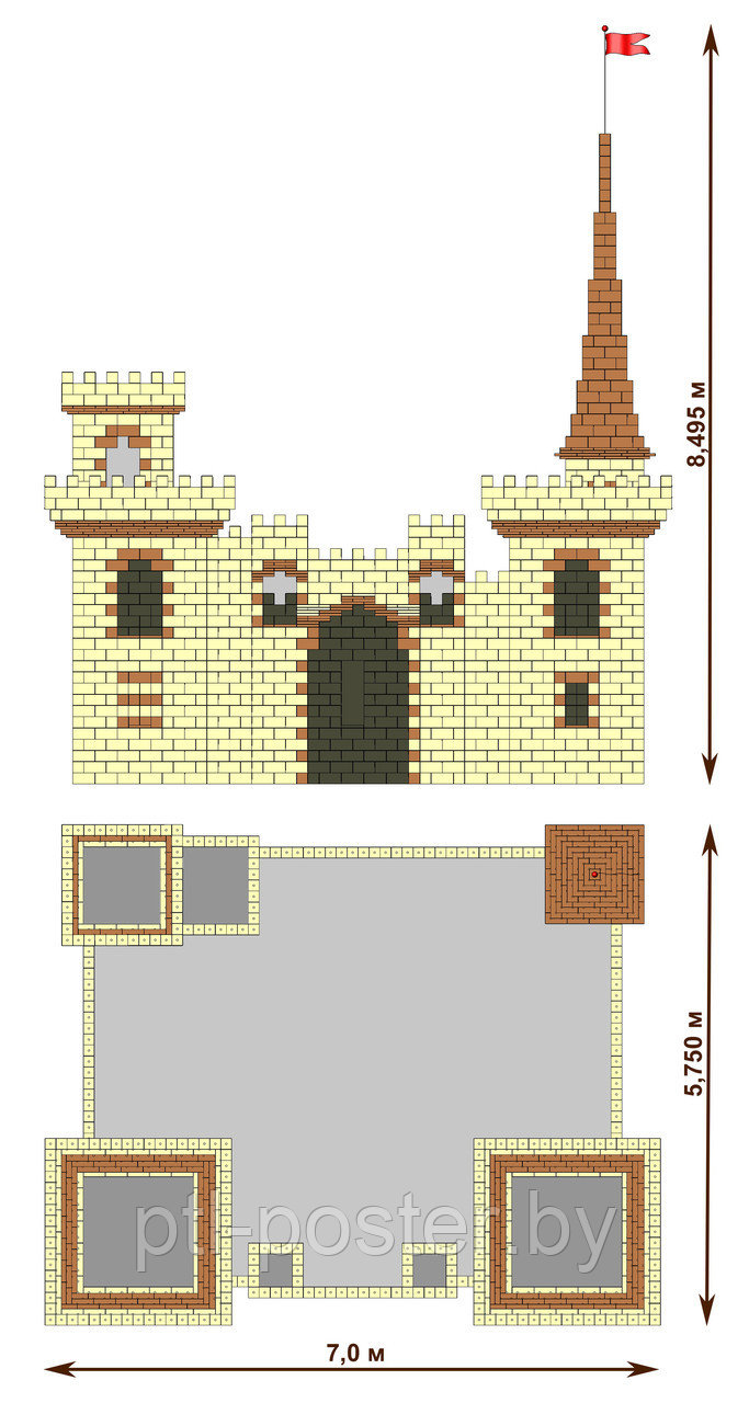 Эйфелева башня: малая архитектурная форма, визуализация - фото 7 - id-p103489145
