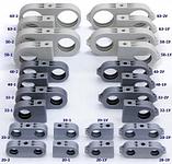 Хомуты для крепления труб цветные Ø 20-22, 25-27, 32-34 мм, фото 4