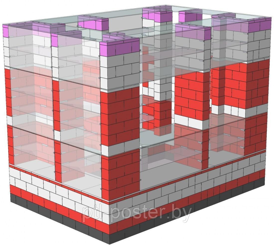 Торговый остров, киоск, прилавок, витрина из конструктора - фото 2 - id-p103489193