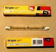 Лампа линейная галогенная Navigator J117mm R7s 230V 500W