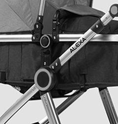 Детская универсальная коляска трансформер Lorelli Alexa Set 3в1 - фото 6 - id-p103504571