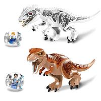 Конструктор Lele 39119 Dinosaur World "Юрский период. Индоминус Рекс",  динозавр 28 см, аналог Lego 2 вида