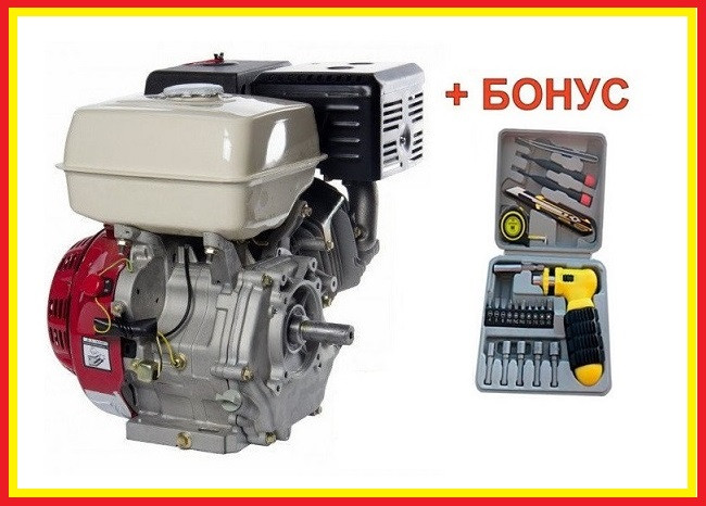 Двигатель GX450 SE 18 л.с. под шлиц (вал 25 мм) с электростартером - фото 1 - id-p72329780