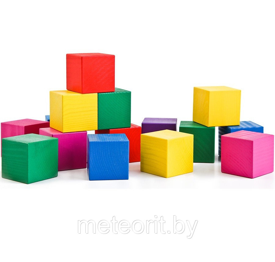 Игрушка развивающая "Кубики цветные 20 шт" - фото 1 - id-p103508676