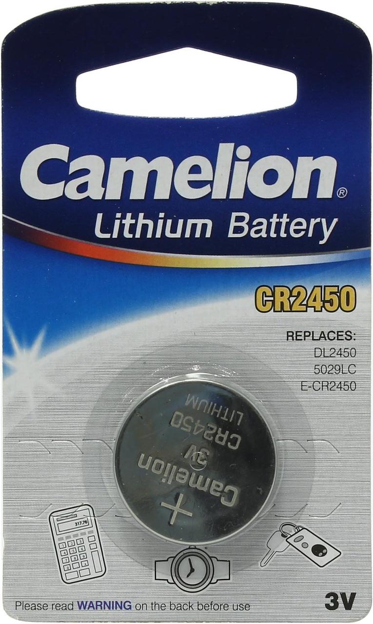 Батарейка Camelion CR2450 3V - фото 1 - id-p103515141