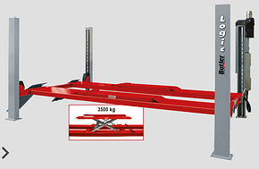 Подъемник четырехстоечный, г/п 5т, платформы под сход развал с люфт детектором Butler / LOGIC 50LIP8, фото 2