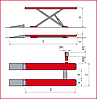 Ножничный подъемник для автосервиса, 6т, под сход развал, LT версия Butler / CISOR60.55IAT, фото 2