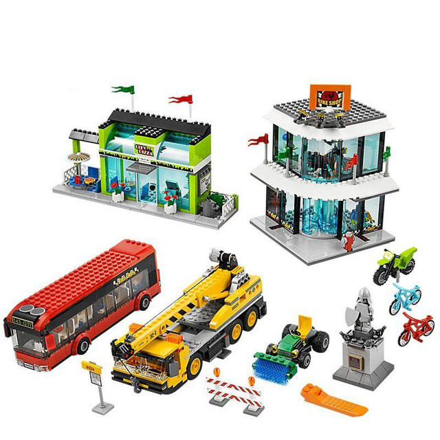 Конструктор Lepin 02035 Cities Городская площадь (аналог LEGO City 60026) 1024 детали - фото 6 - id-p103555139