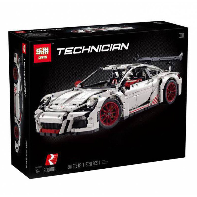 Конструктор Порше 911 GT3 RS (Белый) (аналог Lego 42056)