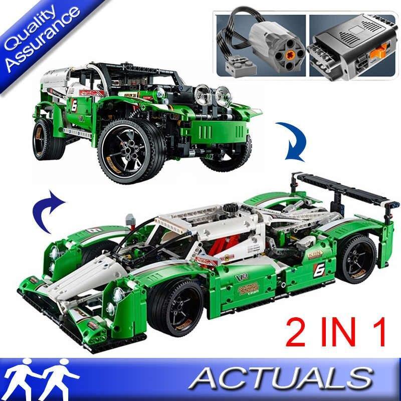 20003B Lepin Зеленый гоночный автомобиль (аналог LEGO 42039)