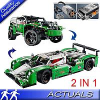 20003B Lepin Зеленый гоночный автомобиль (аналог LEGO 42039), фото 1