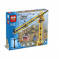Конструктор Большой строительный кран 02069 (аналог LEGO 7905), фото 1