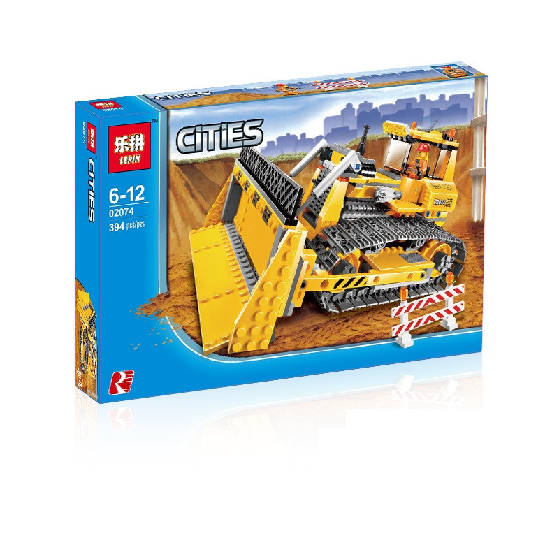 Конструктор Бульдозер 02074 (аналог LEGO 7685)