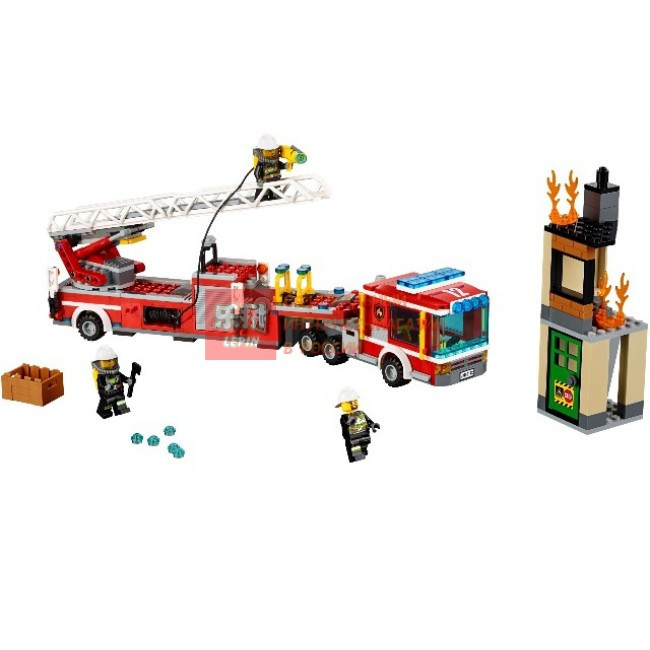 02086 Lepin Тушение пожара (аналог LEGO 60112)