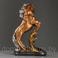 Сувенир "Конь на дыбах" средний, бронза, фото 3
