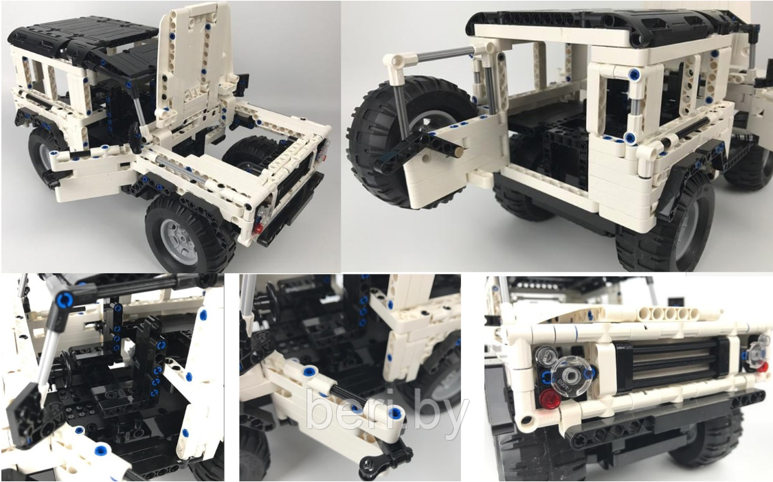 C51004W Конструктор CaDa Technic Джип Land Rover на радиоуправлении, 533 детали, аналог Лего Техник - фото 8 - id-p103579543