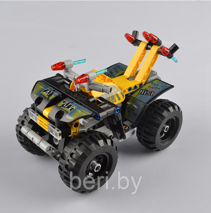 C52004W Конструктор инерционный CaDa Technic Квадроцикл, 164 детали, аналог LEGO Technic - фото 7 - id-p103579547