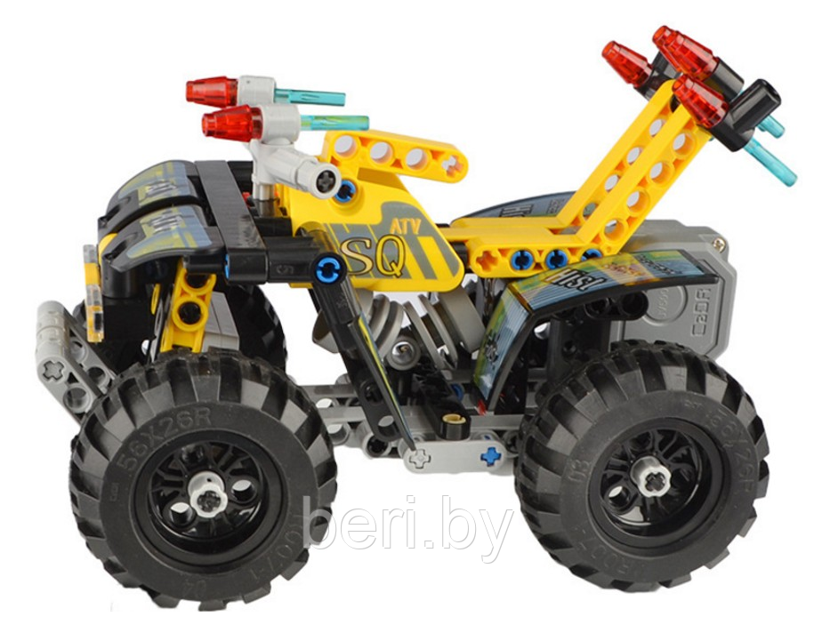 C52004W Конструктор инерционный CaDa Technic Квадроцикл, 164 детали, аналог LEGO Technic - фото 5 - id-p103579547