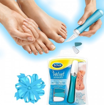 Электрическая пилка для ногтей SCHOLL Velvet Smooth Nail Care System - фото 4 - id-p103593433