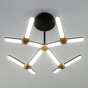 Светодиодный потолочный светильник 90147/4 черный/золото Kyoto Eurosvet, фото 2