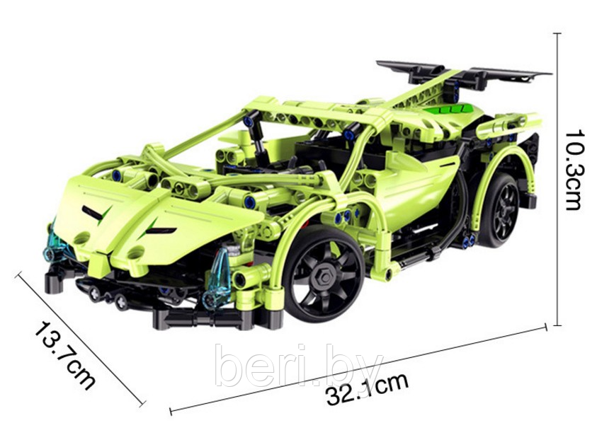 C51007W Конструктор на радиоуправлении CaDa Technic "Спортивная машина", 453 детали - фото 3 - id-p103596611