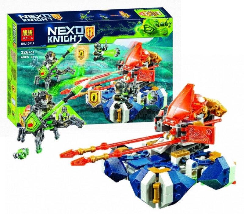 Конструктор BELA Nexo Knights 10814 Турнирная машина Ланса аналог LEGO Nexo Knights 72001 - фото 3 - id-p103597464
