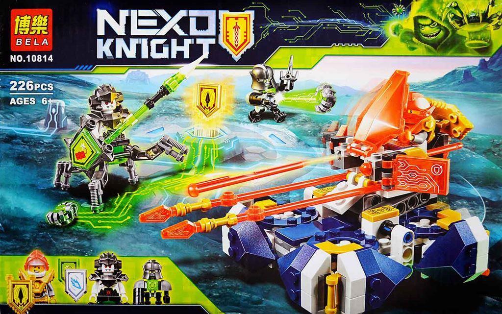 Конструктор BELA Nexo Knights 10814 Турнирная машина Ланса аналог LEGO Nexo Knights 72001 - фото 1 - id-p103597464