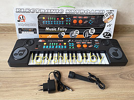 Детский синтезатор пианино MQ-803 USB, с микрофоном MP3 от сети