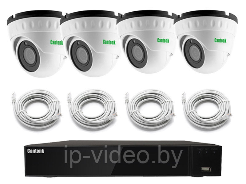 Комплект IP видеонаблюдения "Pro-2" - фото 1 - id-p103605852
