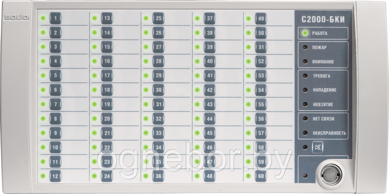С2000-БКИ Блок индикации с клавиатурой - фото 1 - id-p103609511