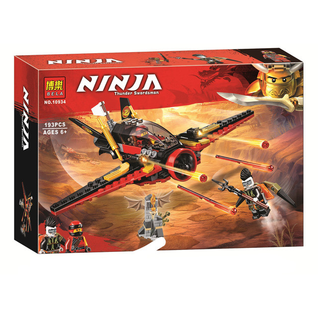 Конструктор Bela Ninja 10934 Крыло судьбы (аналог Lego Ninjago 70650) 193 детали