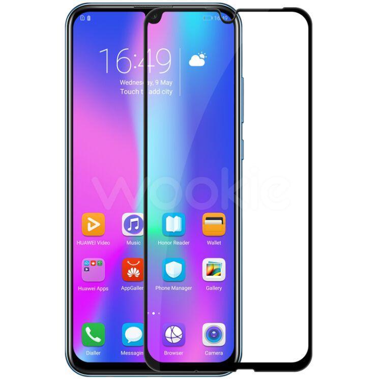 Защитное стекло для Huawei P Smart 2019 (POT-LX1) с полной проклейкой, черный цвет