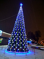 Большая уличная каркасная елка "Стандарт", фото 2