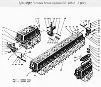 Головка блока правая (С2) СБ1206-01-5