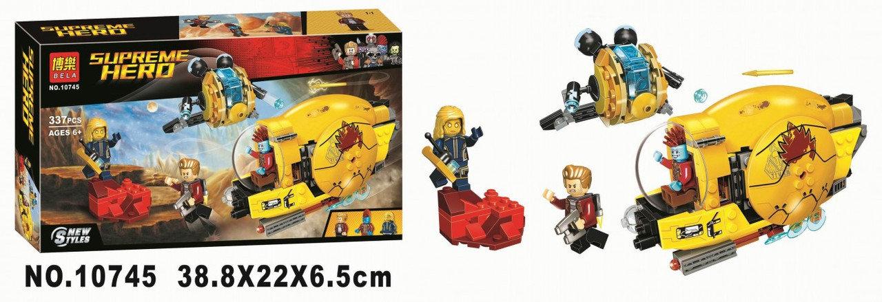 Конструктор Bela Супергерои 10745 Стражи галактики: Месть Аиши аналог Lego Super Heroes 76080 Подробнее: https