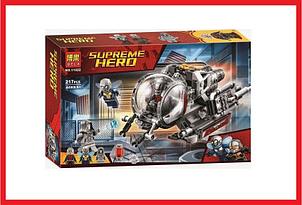  Конструктор Bela Supreme Hero 1102 "Исследователи квантового мира" 217 деталей аналог Lego Super Heroes 76109