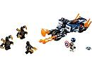 Конструктор Bela Avengers11258 "Капитан Америка: Атака Аутрайдеров" 191 деталь, аналог Lego Avengers 76123, фото 2