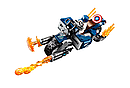 Конструктор Bela Avengers11258 "Капитан Америка: Атака Аутрайдеров" 191 деталь, аналог Lego Avengers 76123, фото 4