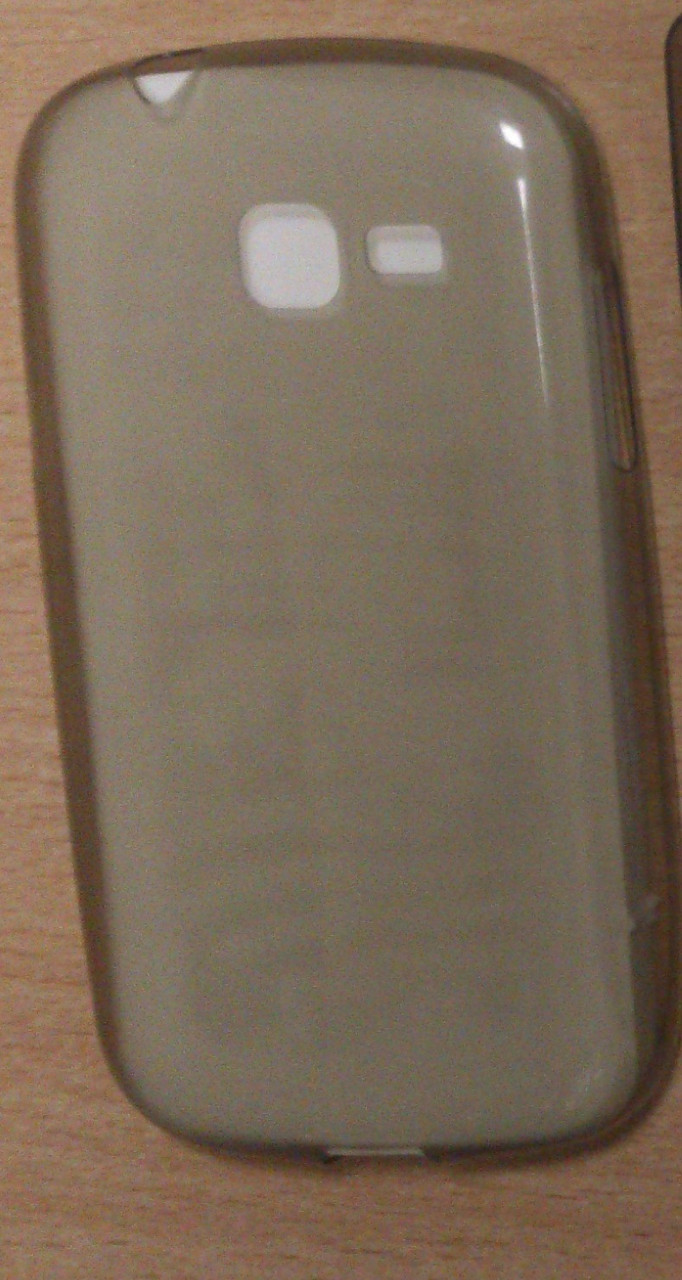 Чехол-накладка для Samsung S7390 / S7392 Galaxy Trend (силикон) темно-серый - фото 2 - id-p5555478