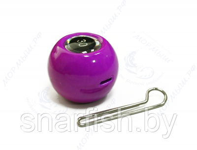 Груз крашеный разборная чебурашка "ШАР" 3,4,5,6,7,8 гр., цвет 06-фиолетовый - фото 2 - id-p103705952