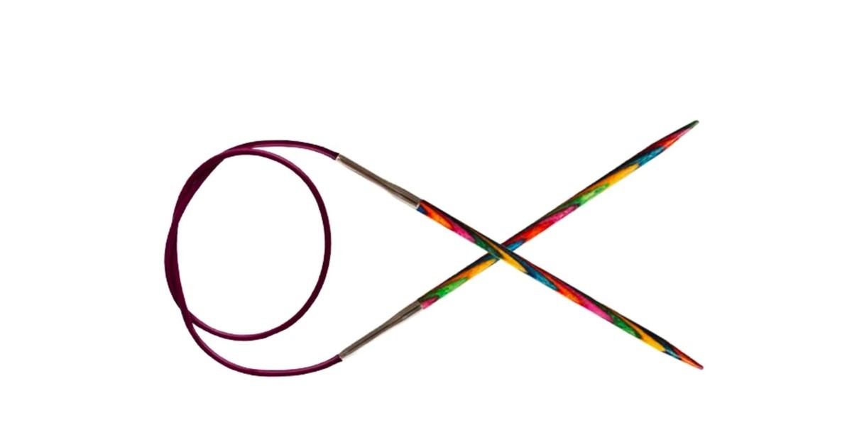 Спицы для вязания KnitPro Symfonie круговые 100 см 4 мм - фото 1 - id-p103707108