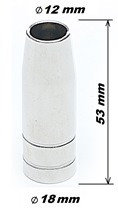 Сопло MP-15AK d=12mm, L=54mm, коническое