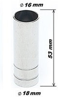 Сопло MP-15AK d=16mm, L=54mm, цилиндрическое