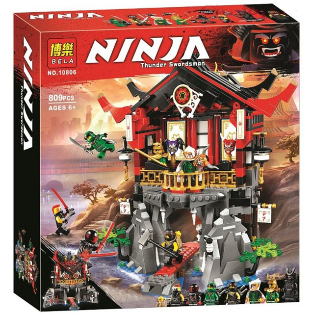 Конструктор Bela Ninja 10806 Храм Воскресения (аналог Lego Ninjago 70643) 809 деталей