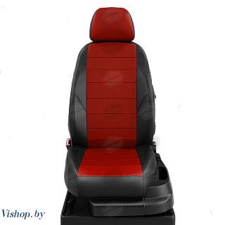 Автомобильные чехлы для сидений Hyundai Elantra седан. ЭК-06 красный/чёрный