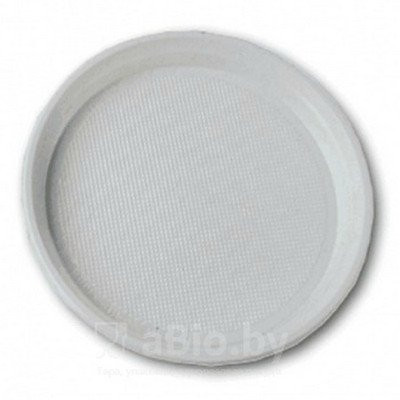 Тарелка диаметр 165 мм. одноразовая, пластмассовая (пластиковая), качество Lux.