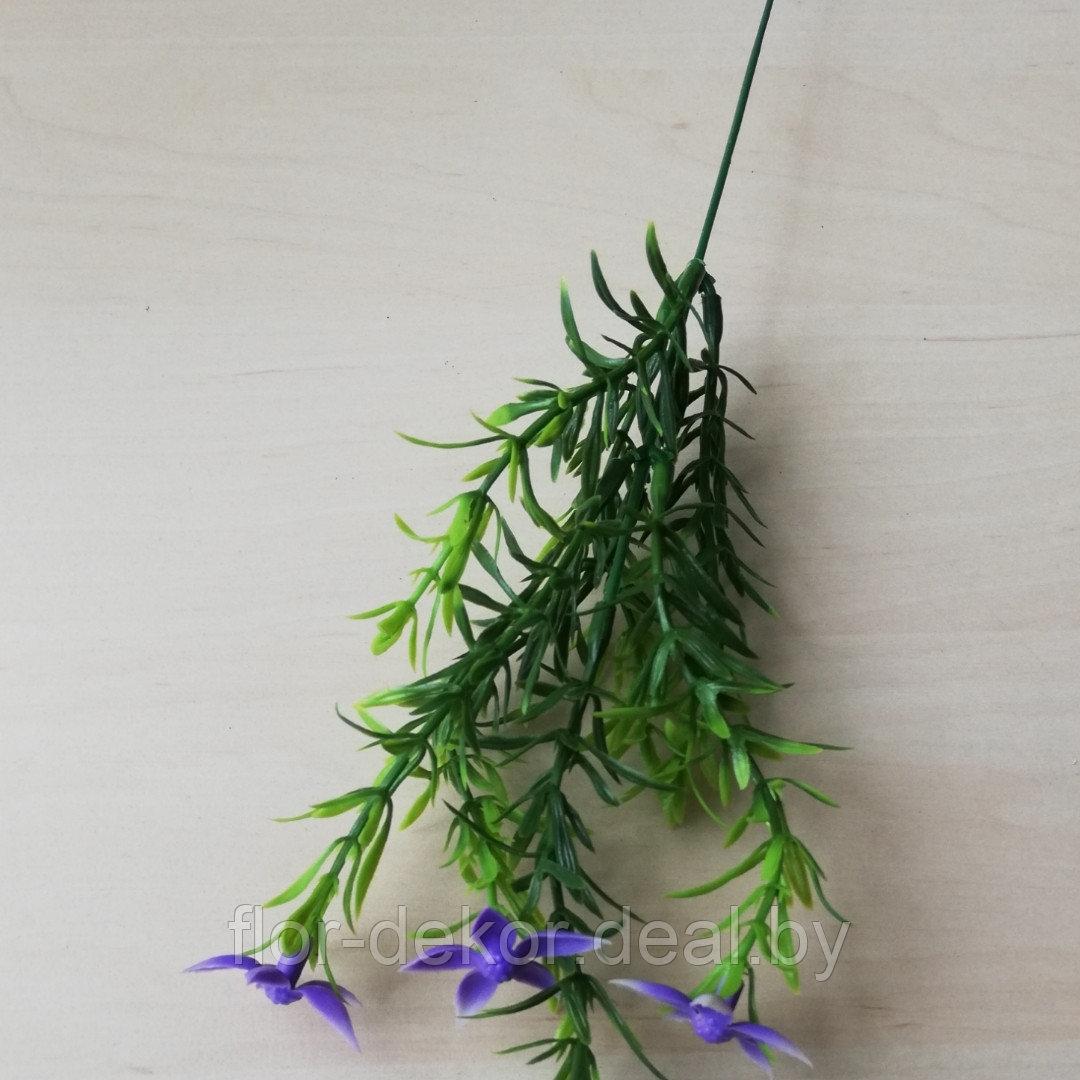 Ветка аспарагуса с цветком, пластик, L=60см. - фото 2 - id-p27238886