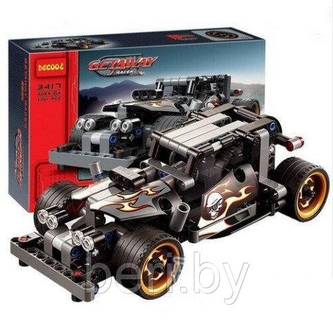 3417 Конструктор Decool "Гоночный автомобиль", 170 деталей, аналог LEGO Technic 42046