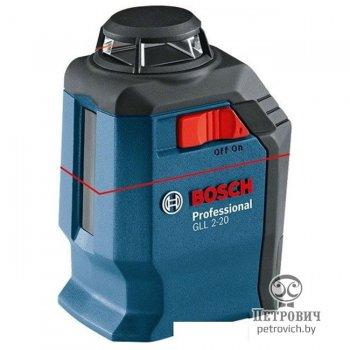 Линейный лазерный нивелир без штатива Bosch GLL 2-20 - фото 1 - id-p103730608